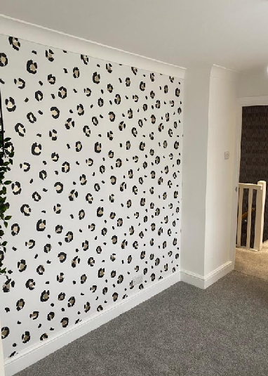 Hallway wallpaper, Milton Keynes