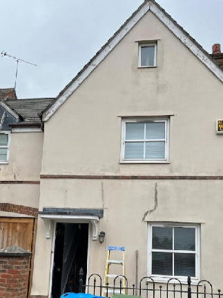 Exterior render repaint - before